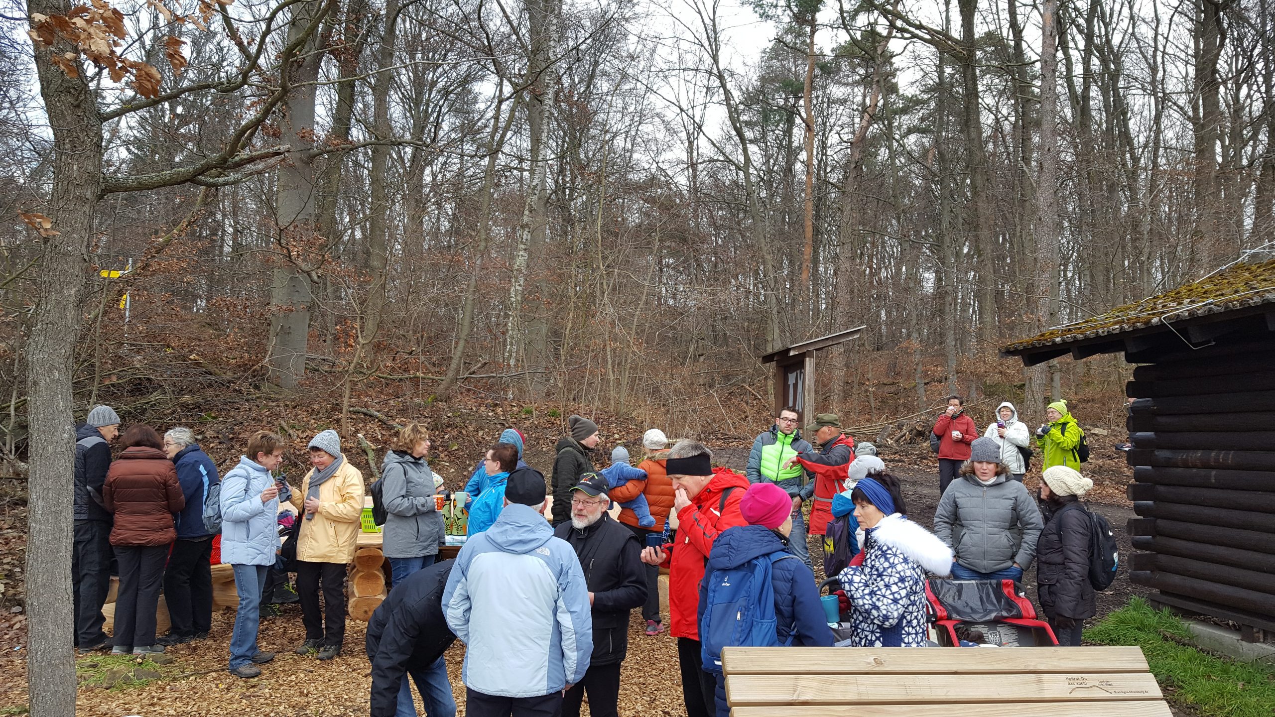 Jahresauftaktwanderung rund um Ölbronn, am 12.01.2020.