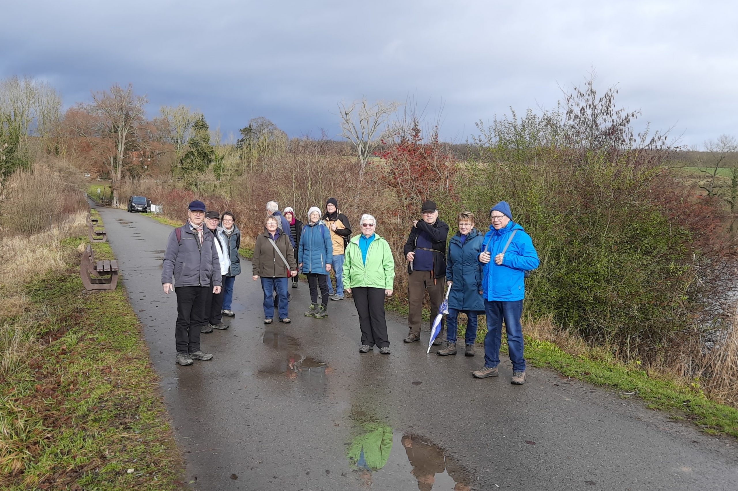 Adventswanderung nach Knittlingen bei schönstem Wanderwetter