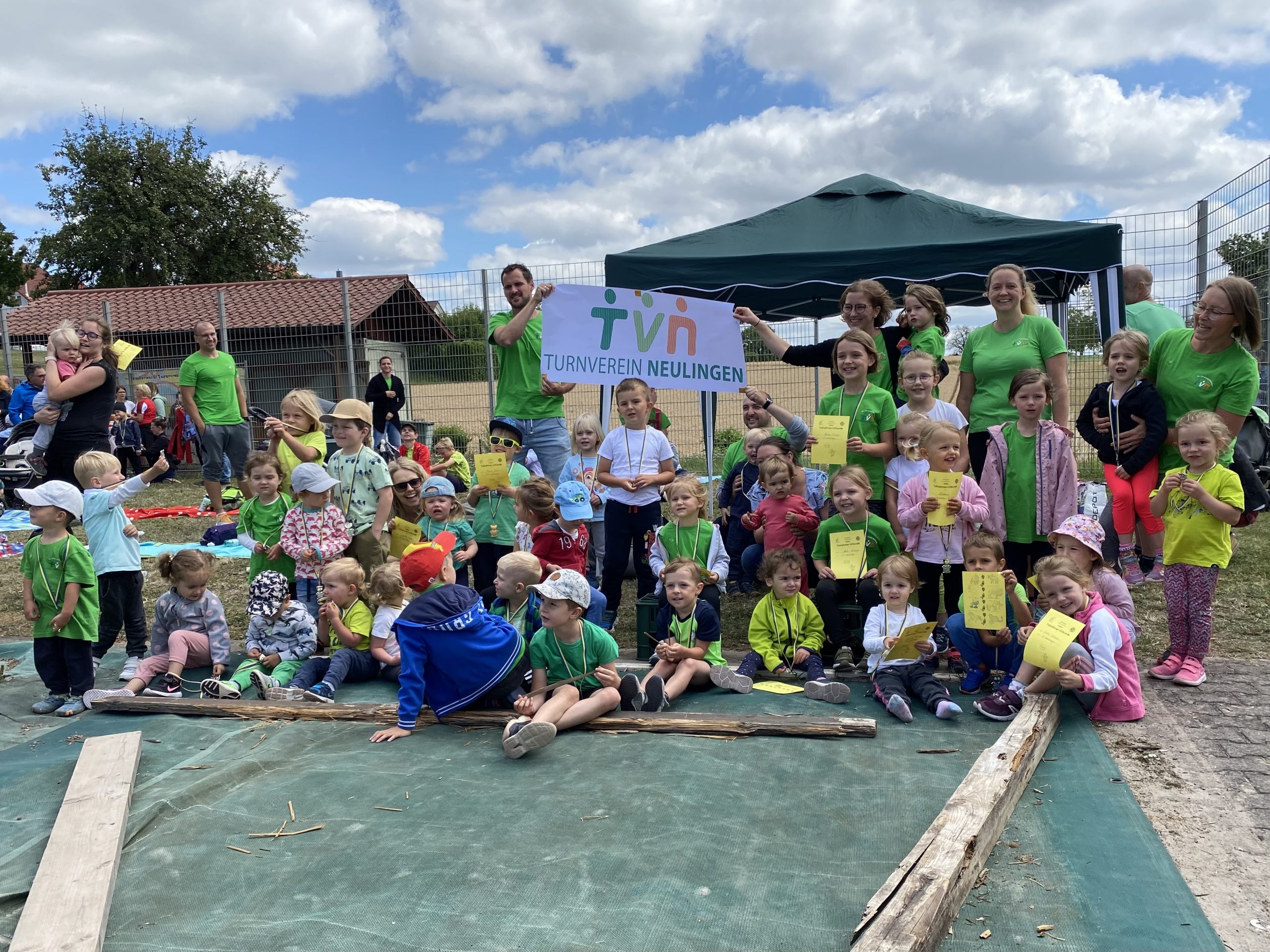 TVN Turnkids beim Gauspielfest in Kieselbronn