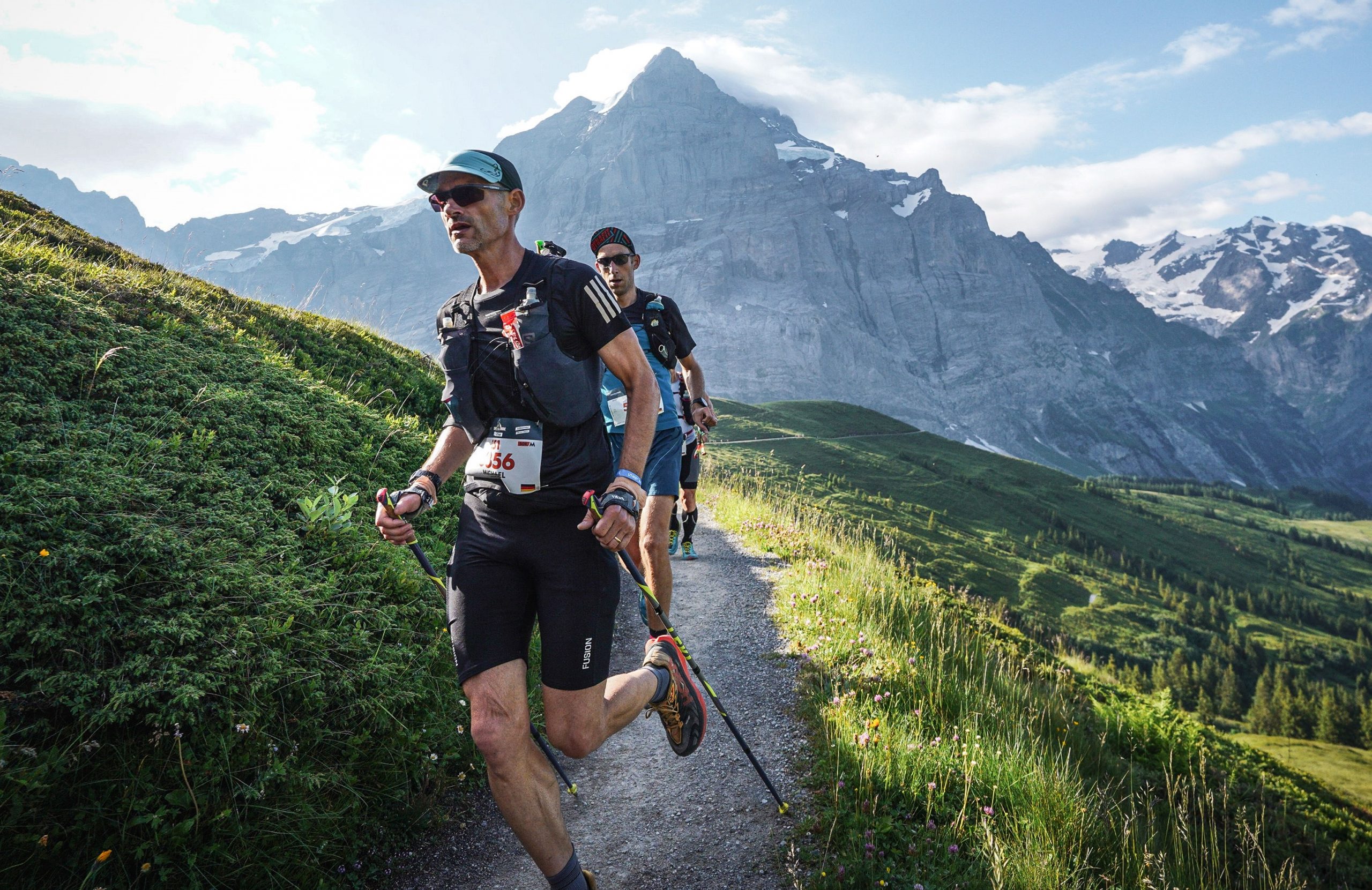 Trailrunner vom TVN beim Eiger Ultra Trail in der Schweiz