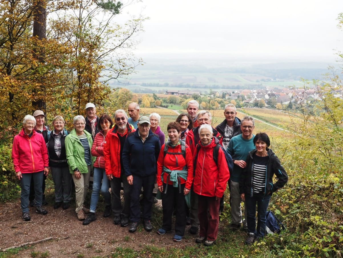 Herbstwanderung bei bestem Wetter zwischen Freudental und Hohenhaslach